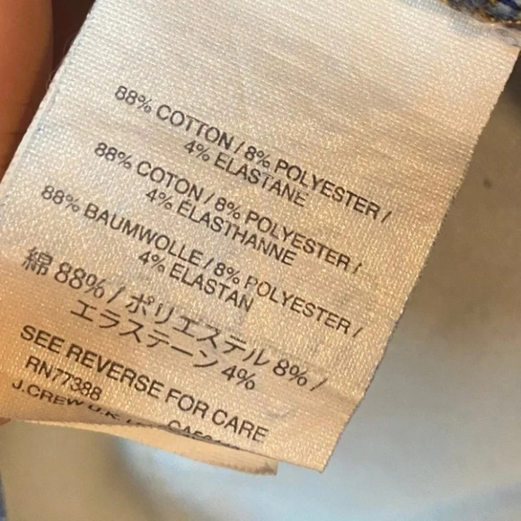 J.  Crew Toothpick Skinny Ankle Jean in Classic Rinse Indigo - Picture 8 of 8
